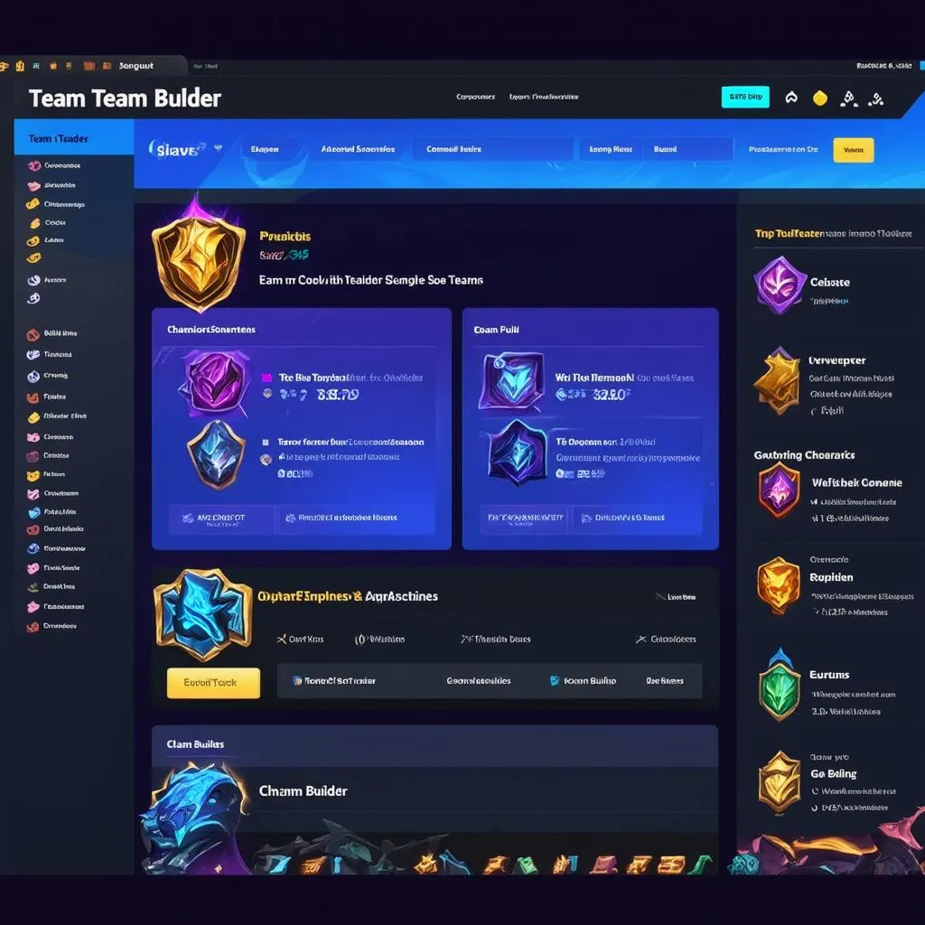 TFT Team Builder Website