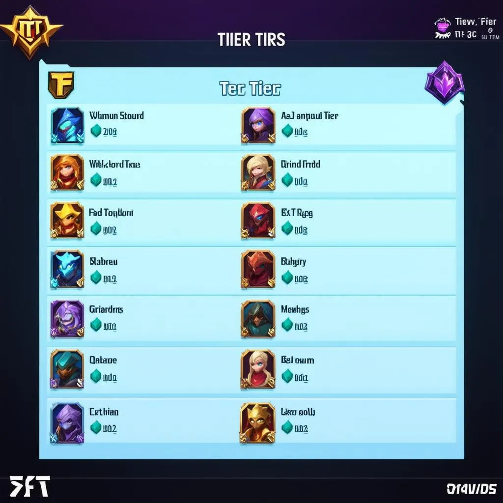 TFT Tier List