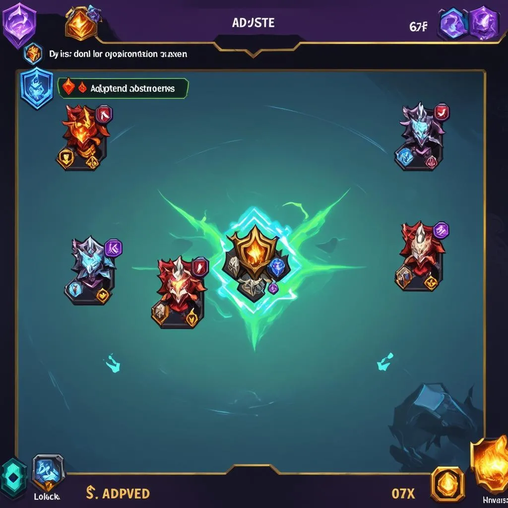 Tình huống đấu game TFT