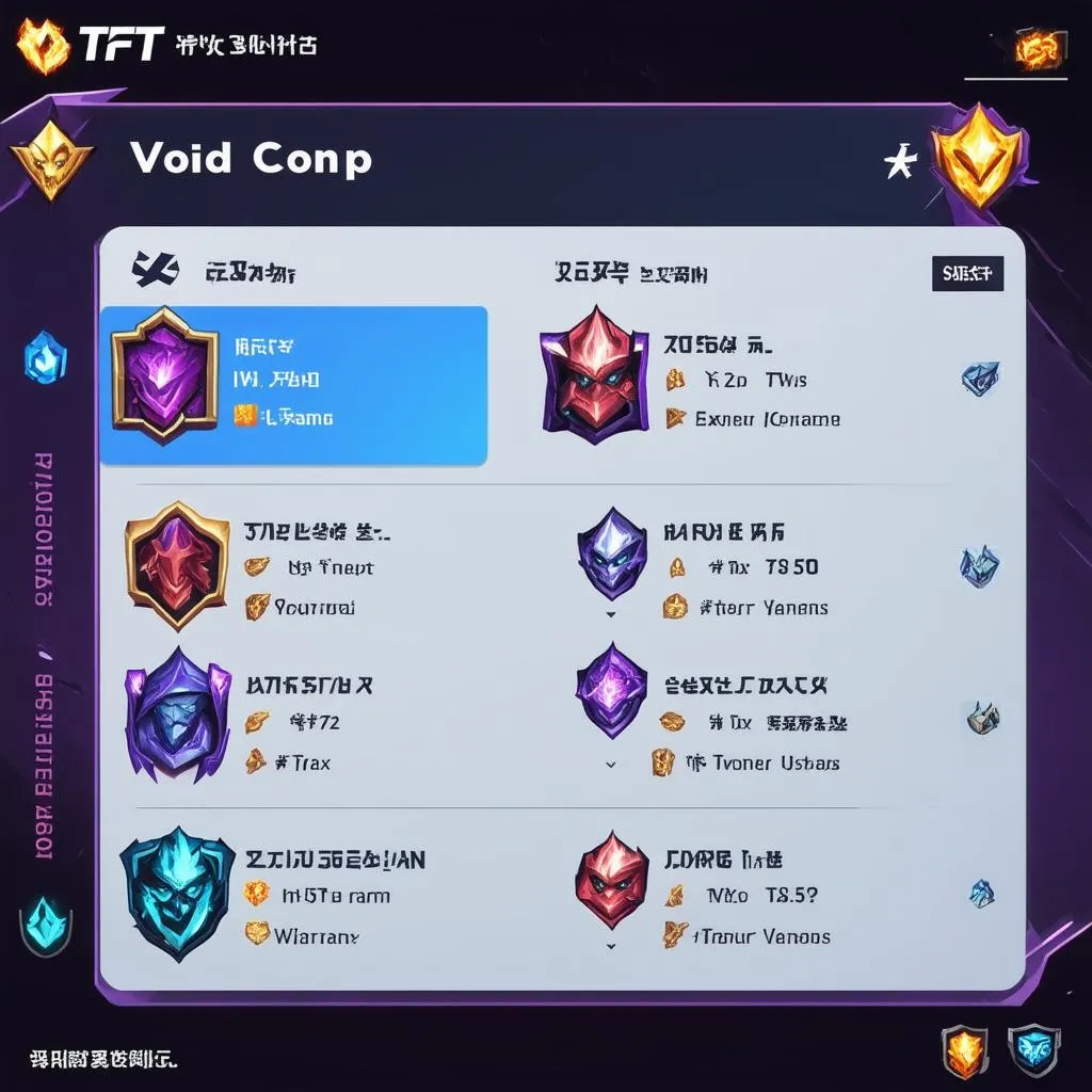 Ảnh chụp màn hình TFT Void Comp