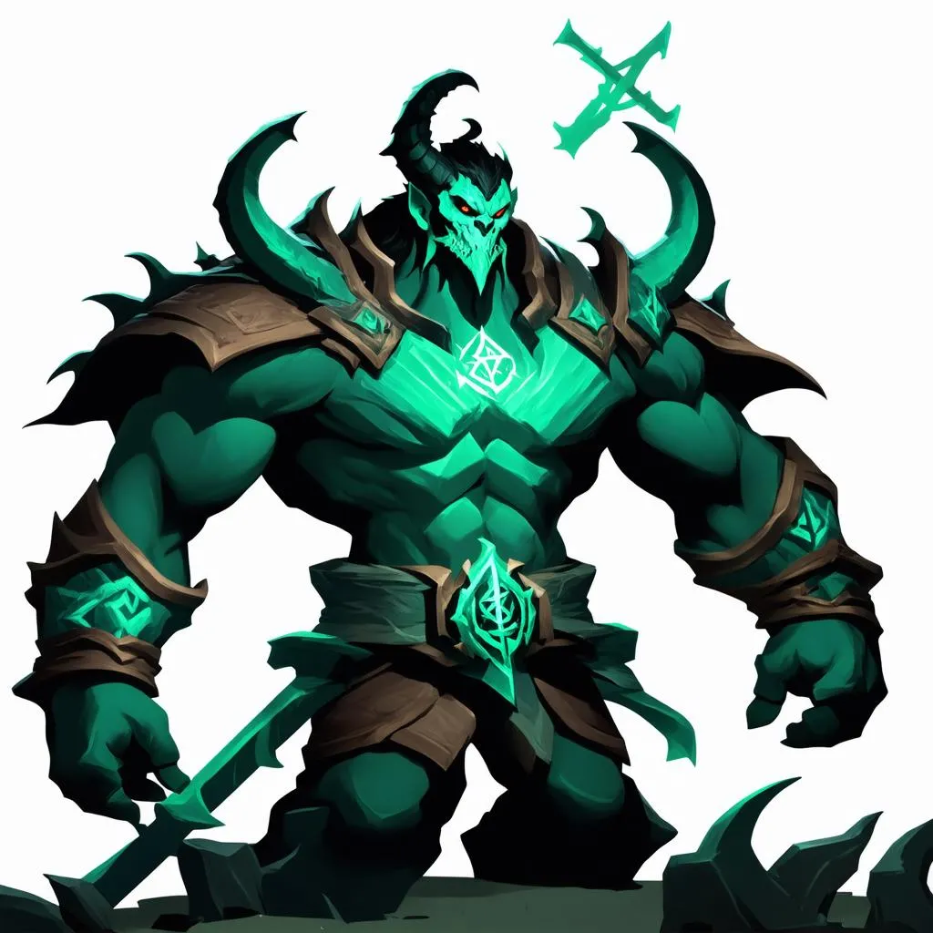 thresh aram runes kiên định