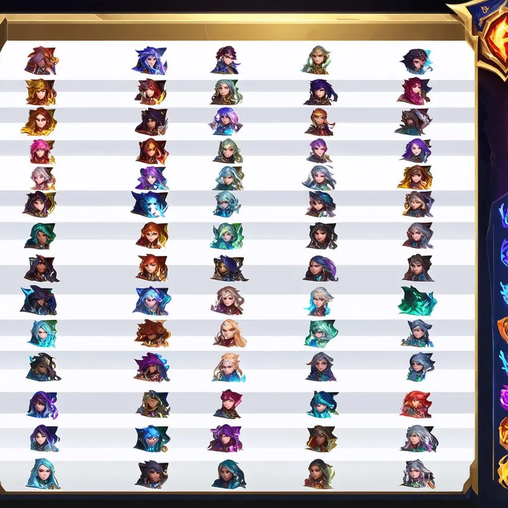 Tier List Liên Minh Huyền Thoại