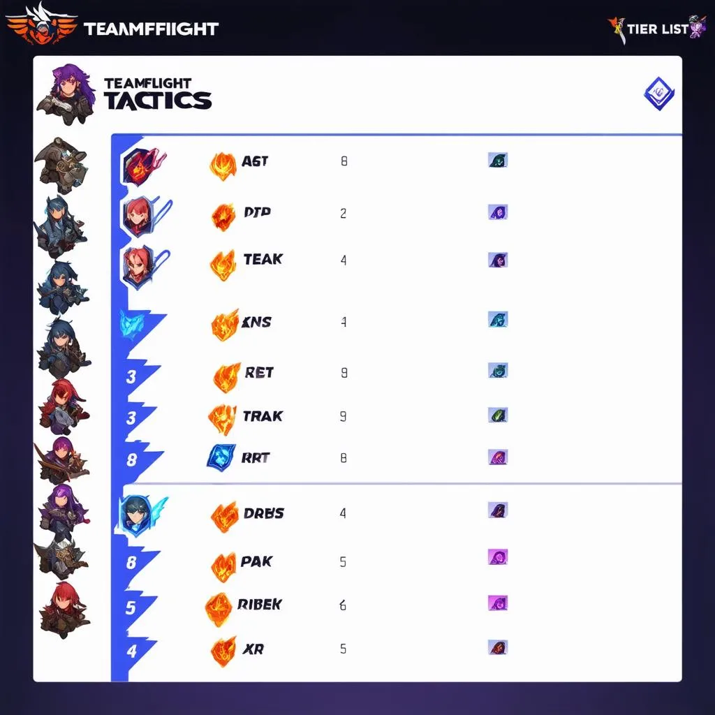 Tier List TFT