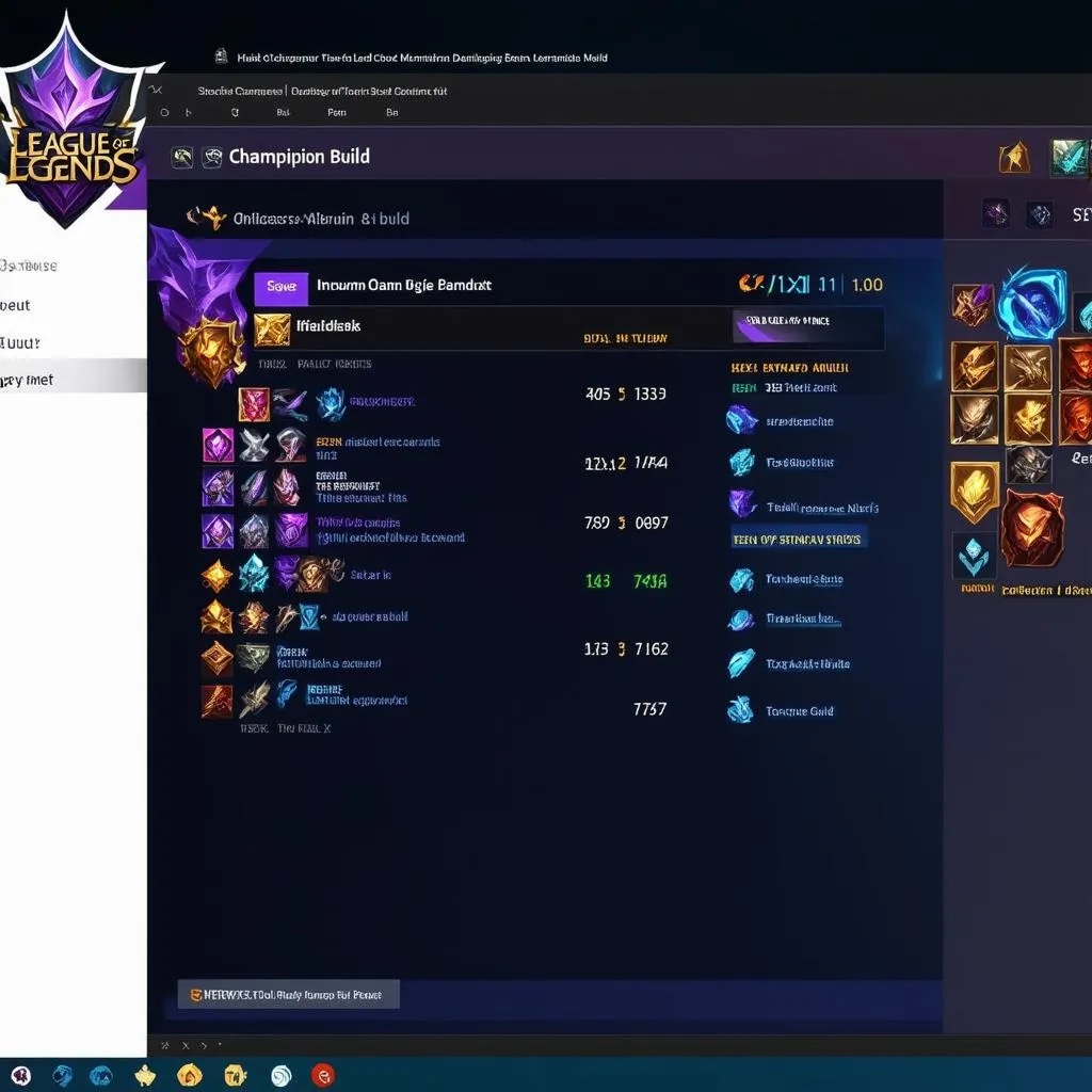 Khám phá về League Of Legends Build