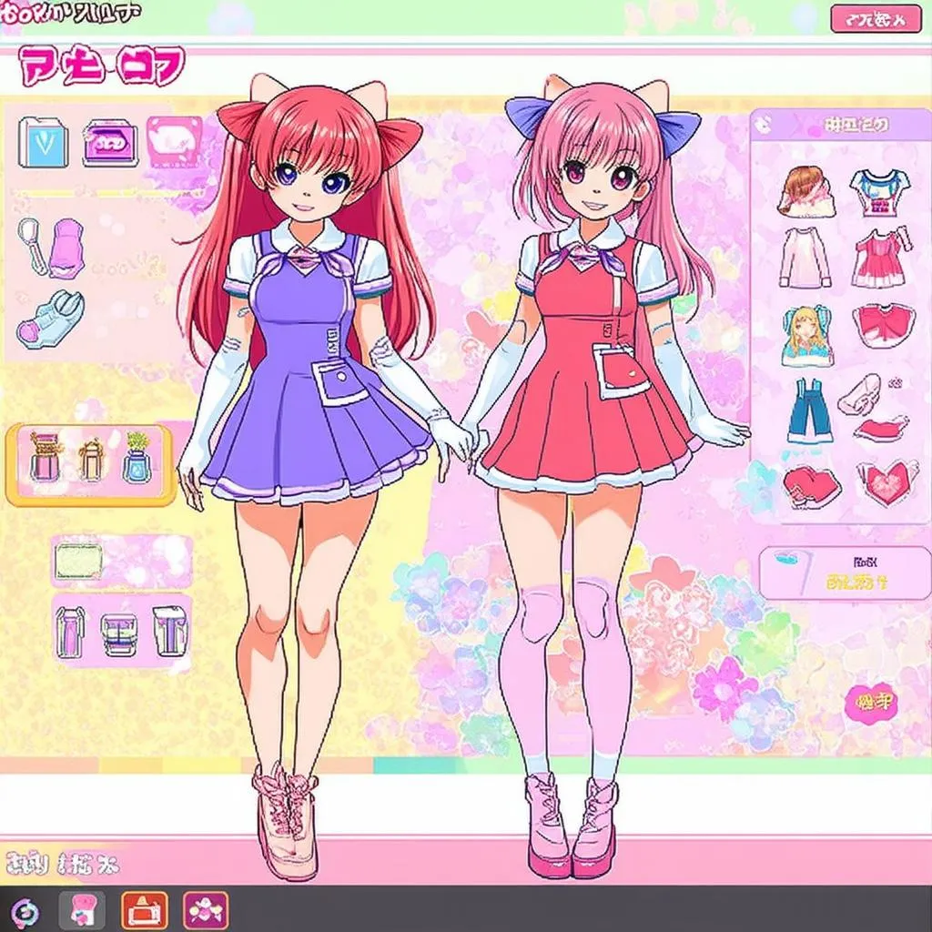 Game thời trang Tokyo Mew Mew - Dress up