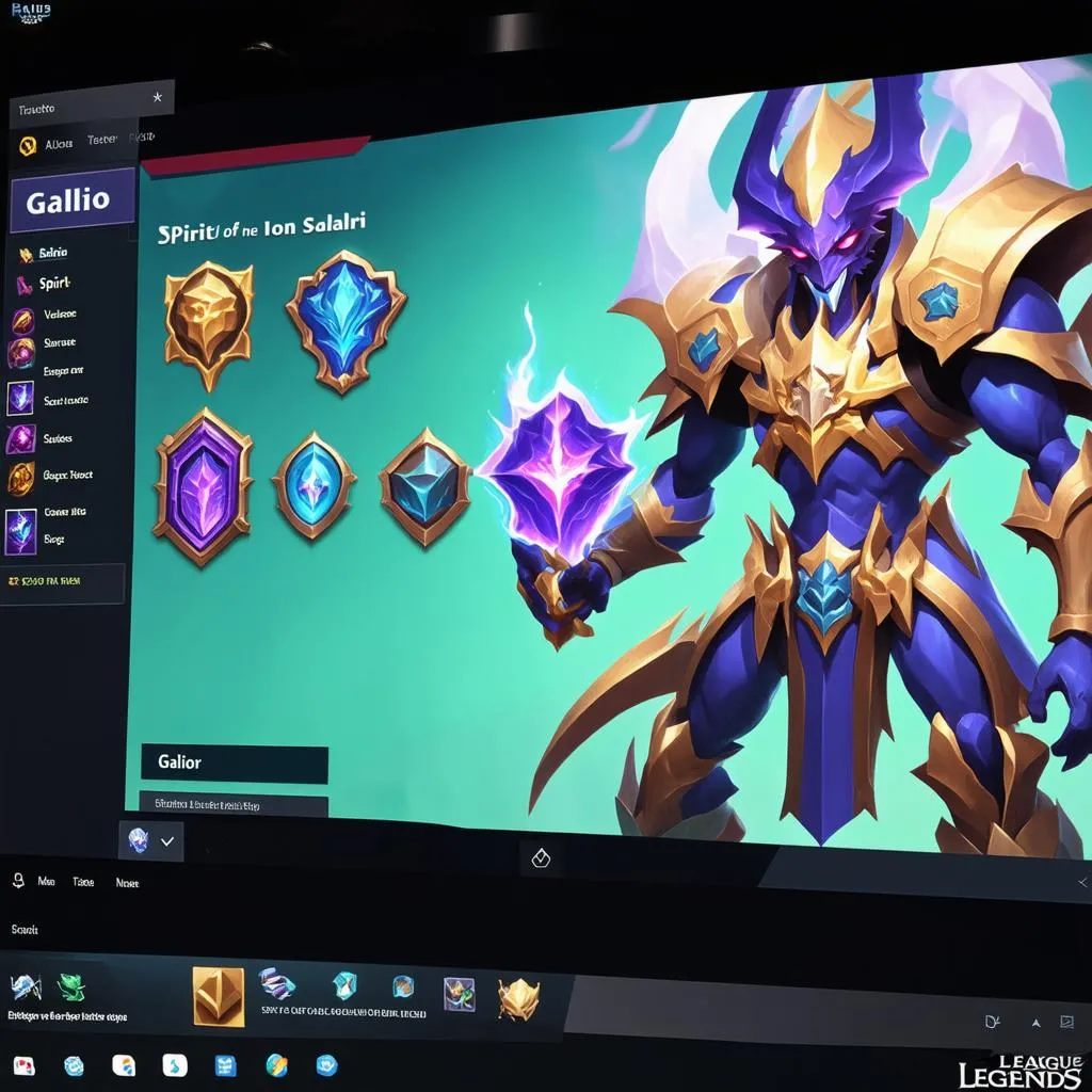 Trang bị Galio