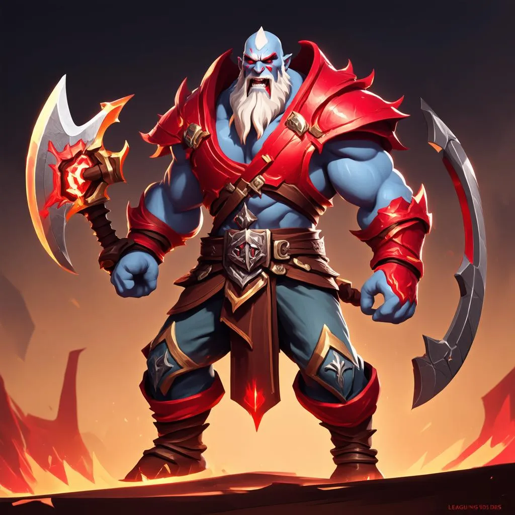 Darius God of War skin