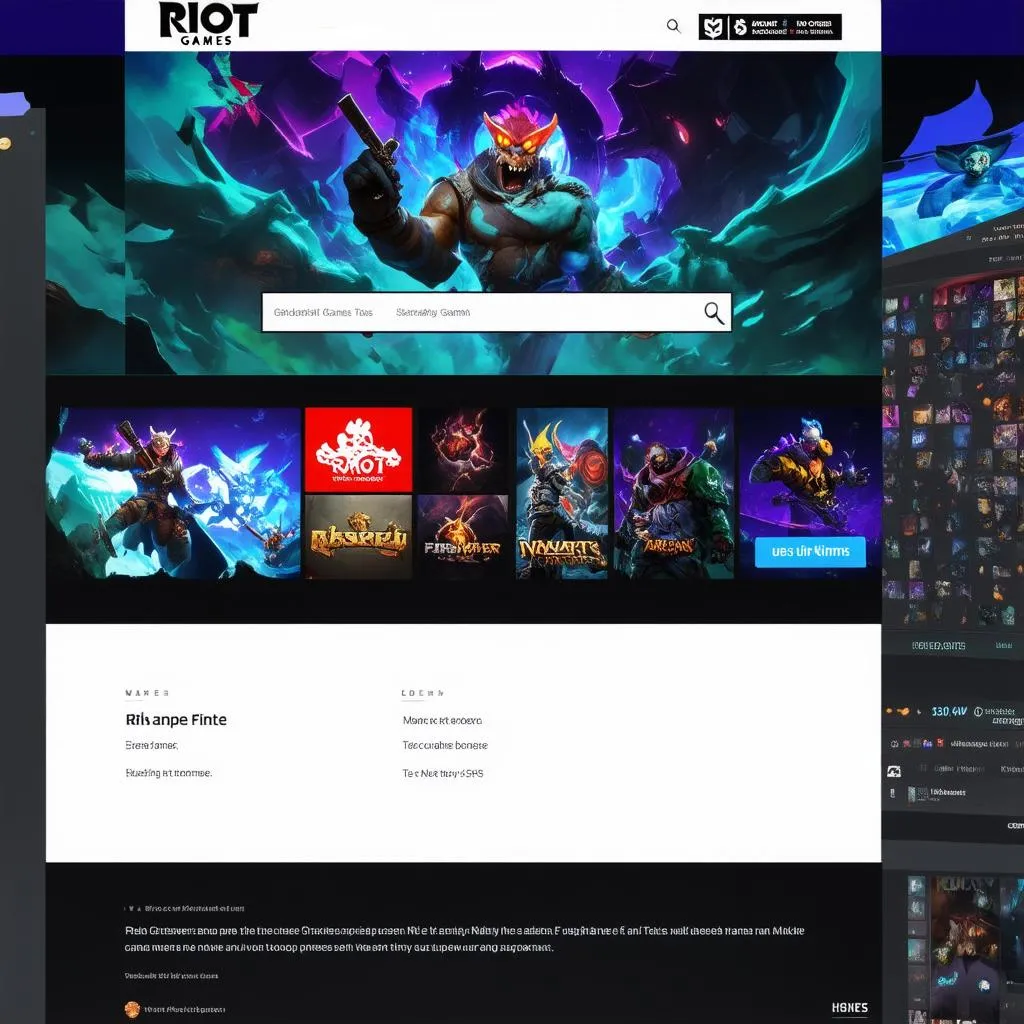 Trang web chính thức của Riot Games