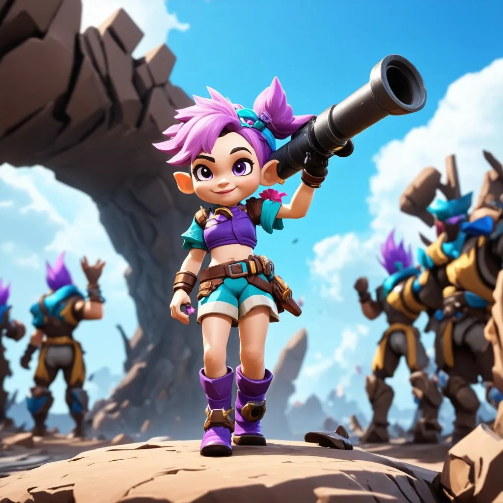 Tristana chiến thắng