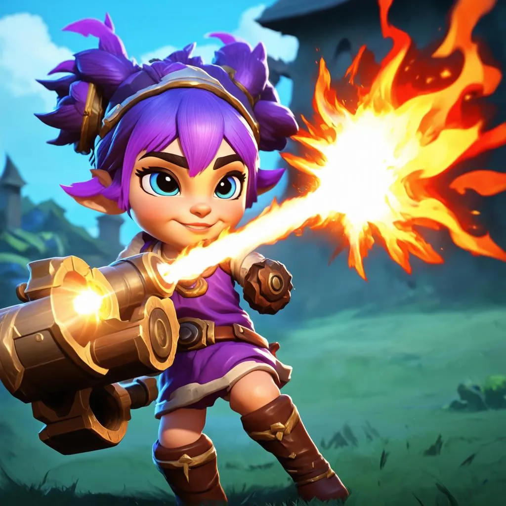 Tristana in game