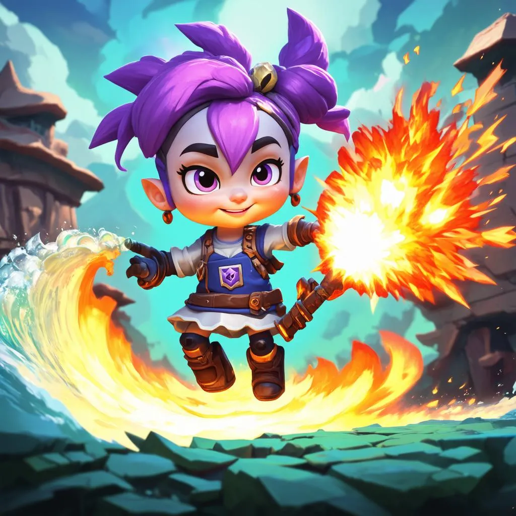 Tristana Mid dọn lính