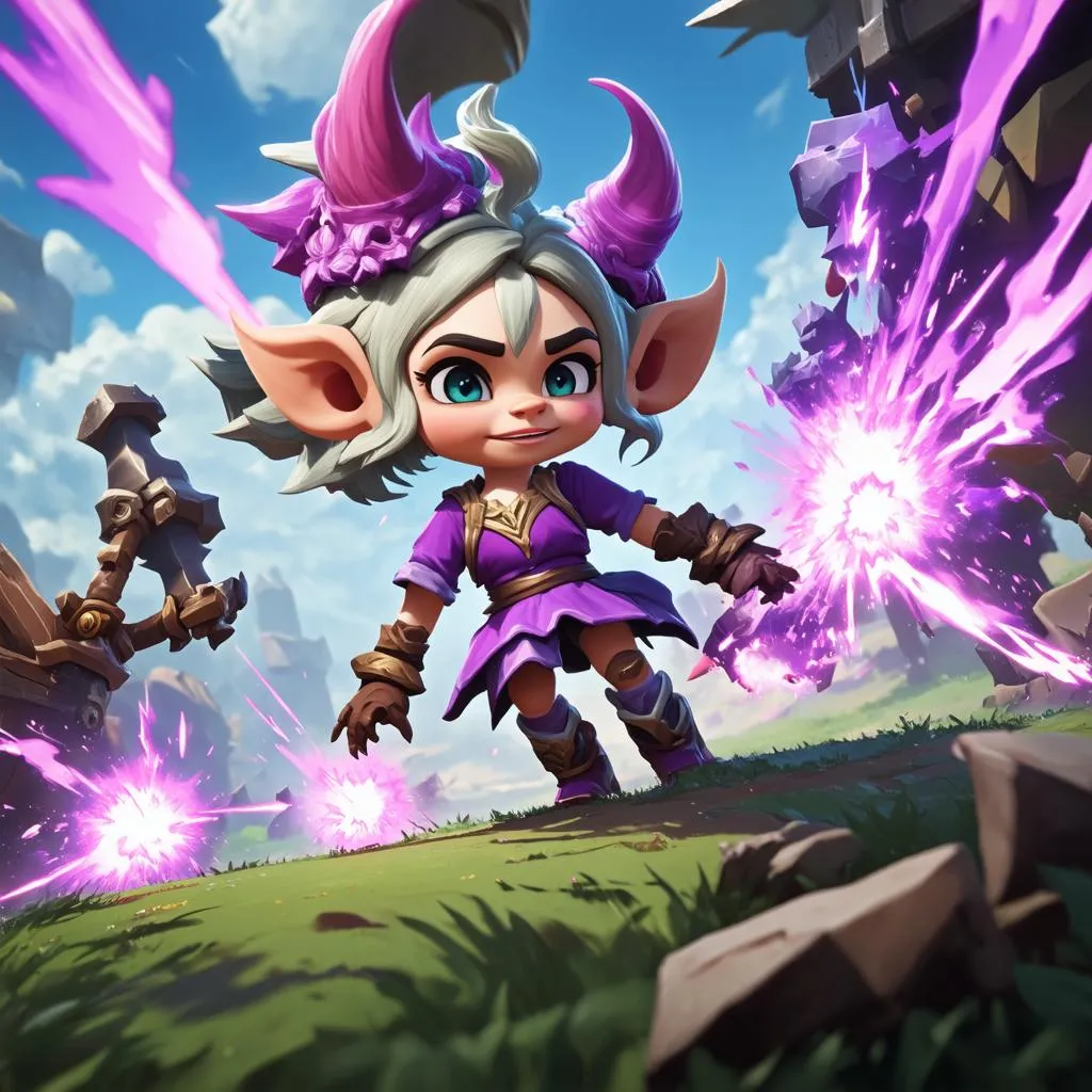 Tristana rework trong giao tranh