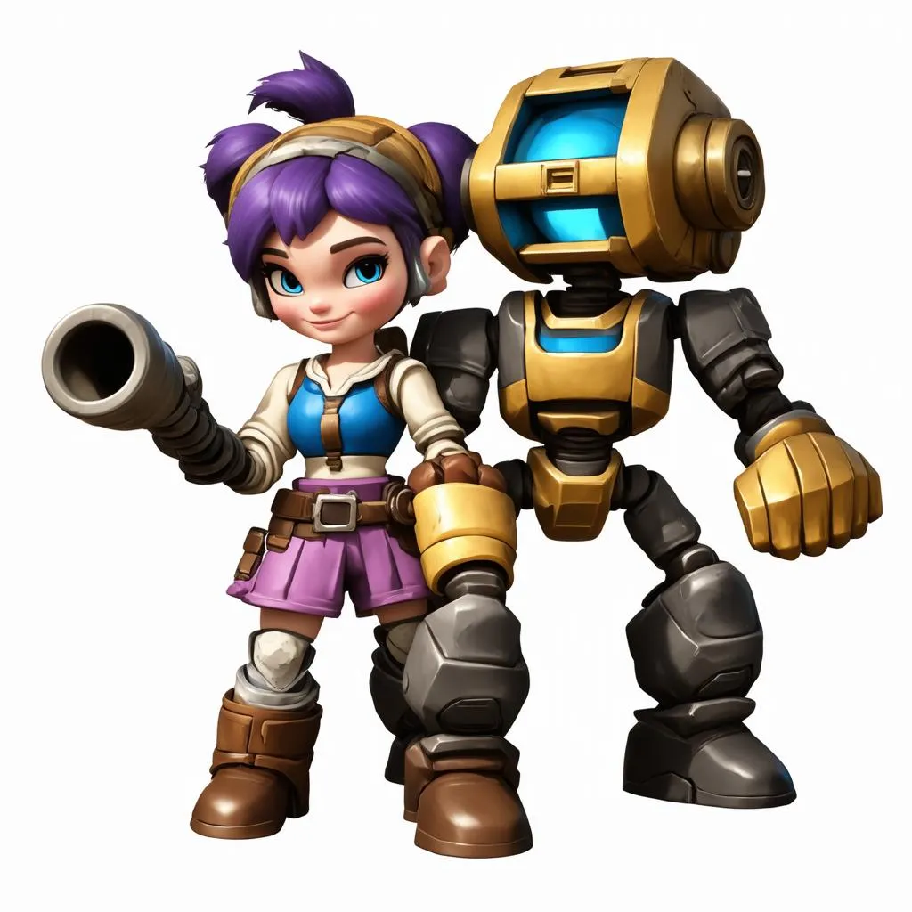 Tristana và Blitzcrank - cặp đôi hoàn hảo