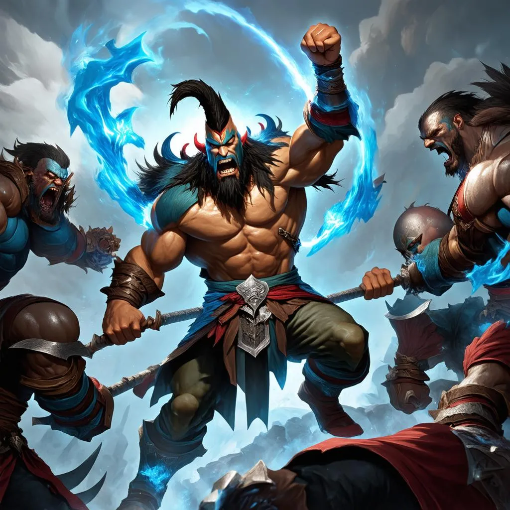 Tryndamere giao tranh tổng