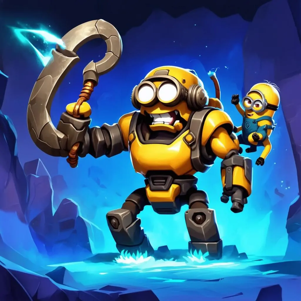 Tướng Blitzcrank kéo lính