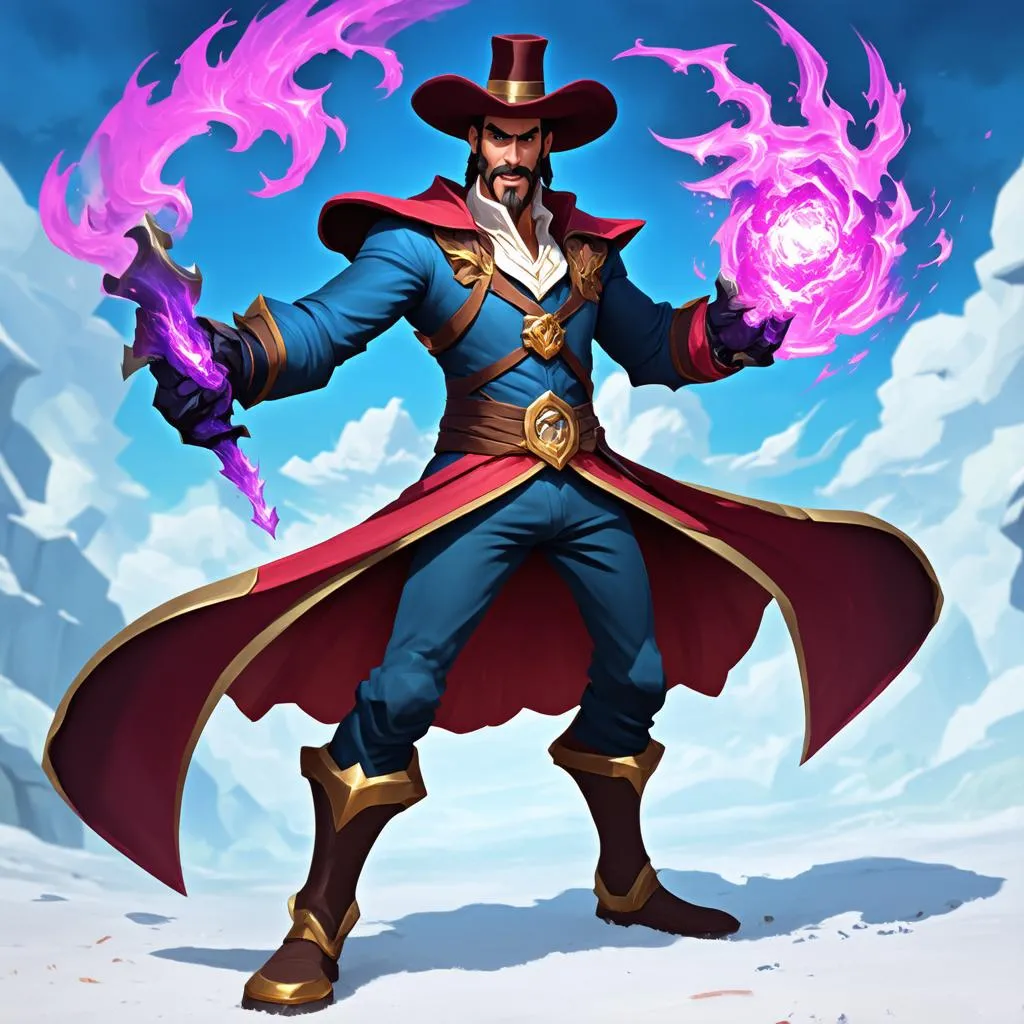 Twisted Fate sử dụng Định Mệnh