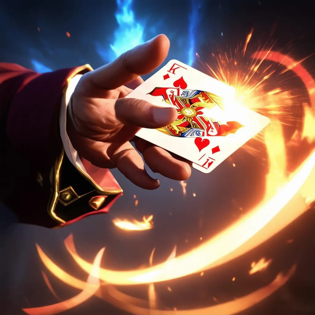 Twisted Fate Sử Dụng Kỹ Năng