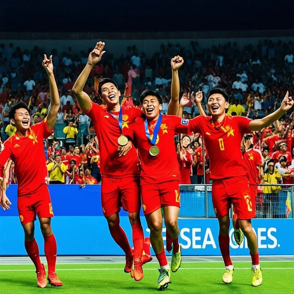 U23 Việt Nam chiến thắng tại SEA Games 31