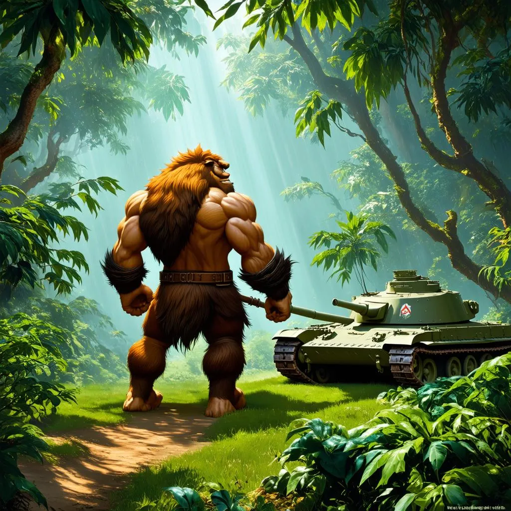 Udyr Tank đang farm rừng