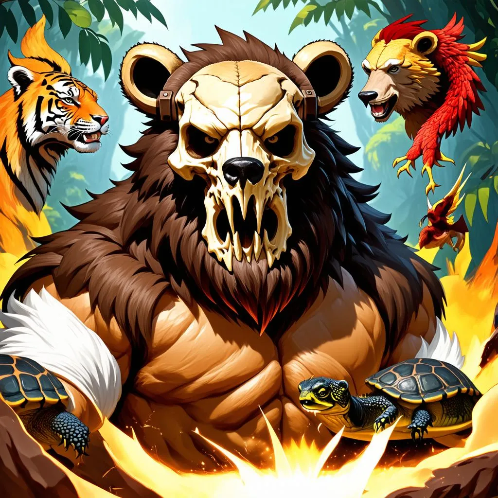 Udyr trong rừng xanh