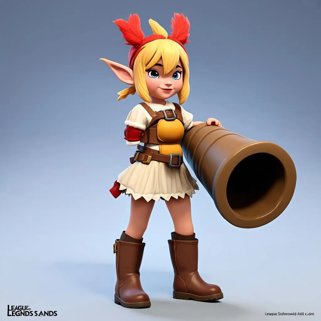 Ugg Tristana In-Game Model