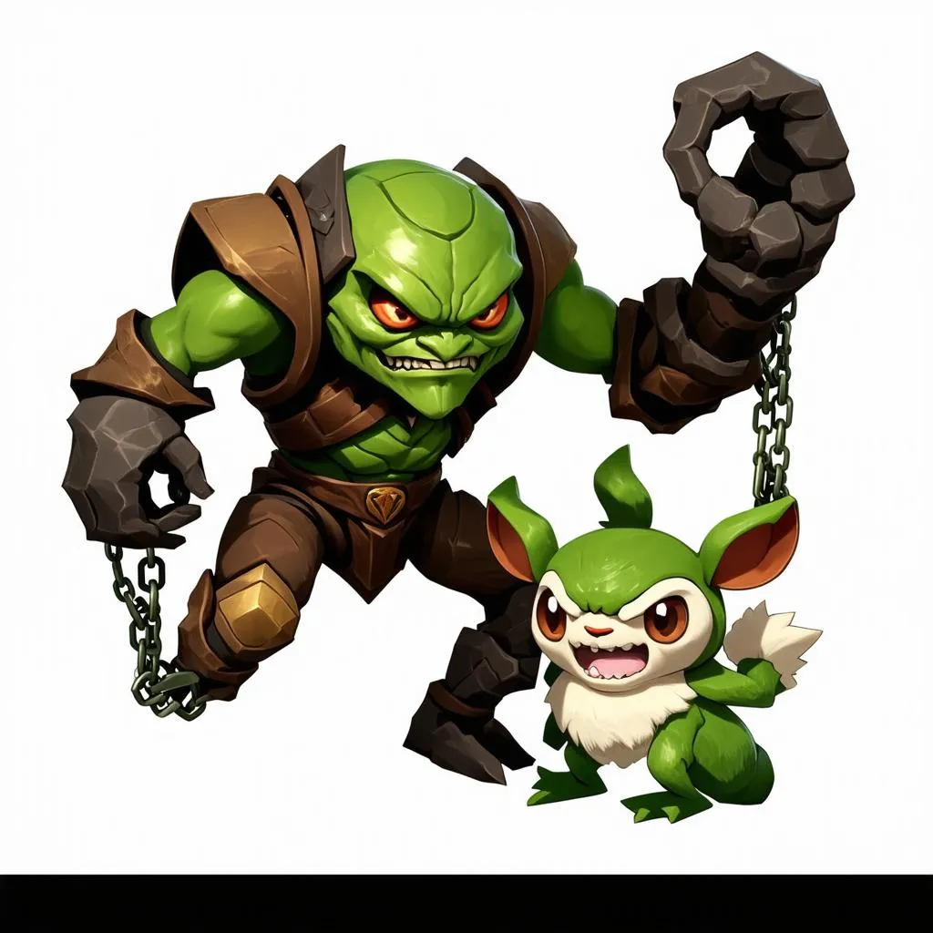 Urgot kéo Teemo