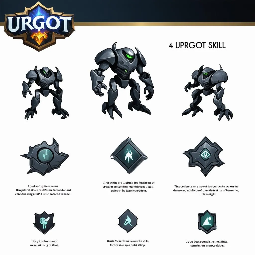 Urgot's Skills