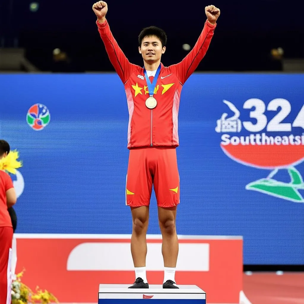 Vận động viên Việt Nam giành huy chương vàng SEA Games 32