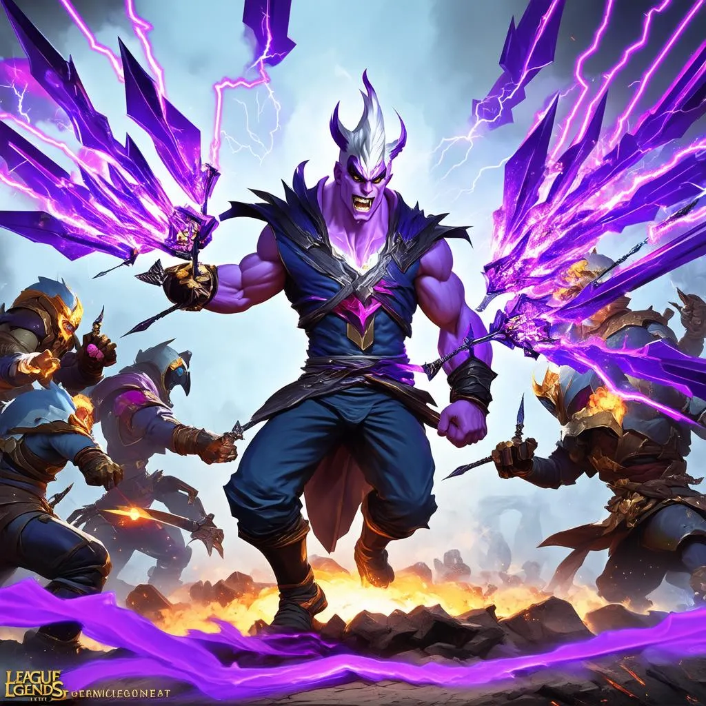 Varus Fighting Against Enemies