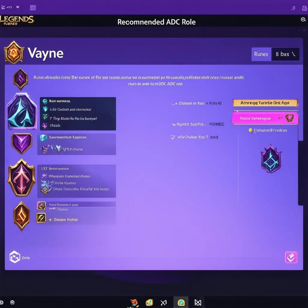 Vayne ADC Runes