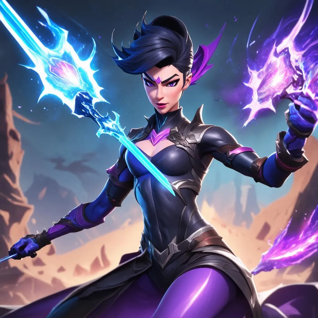 Vayne giao tranh tổng Liên Minh Huyền Thoại