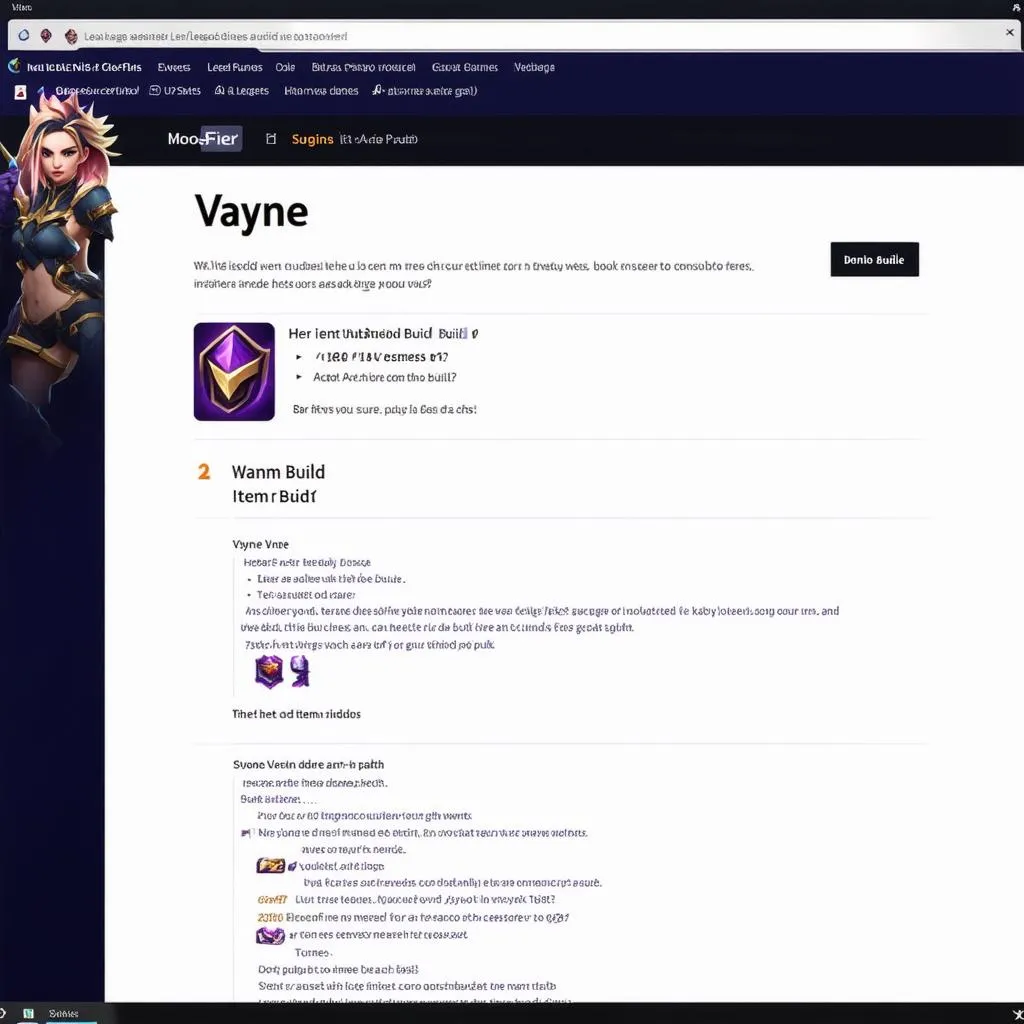 Vayne MobaFire Build