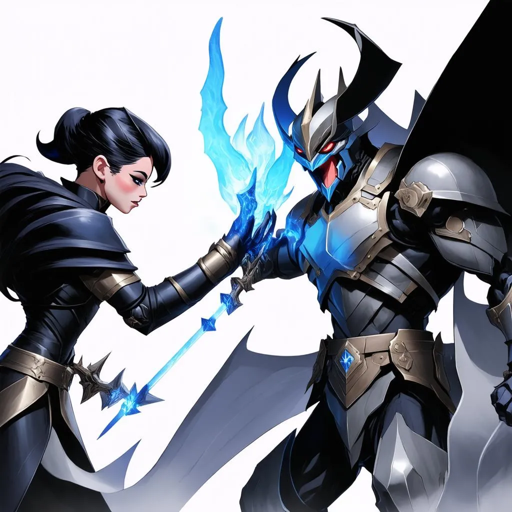 Vayne đối đầu Mordekaiser