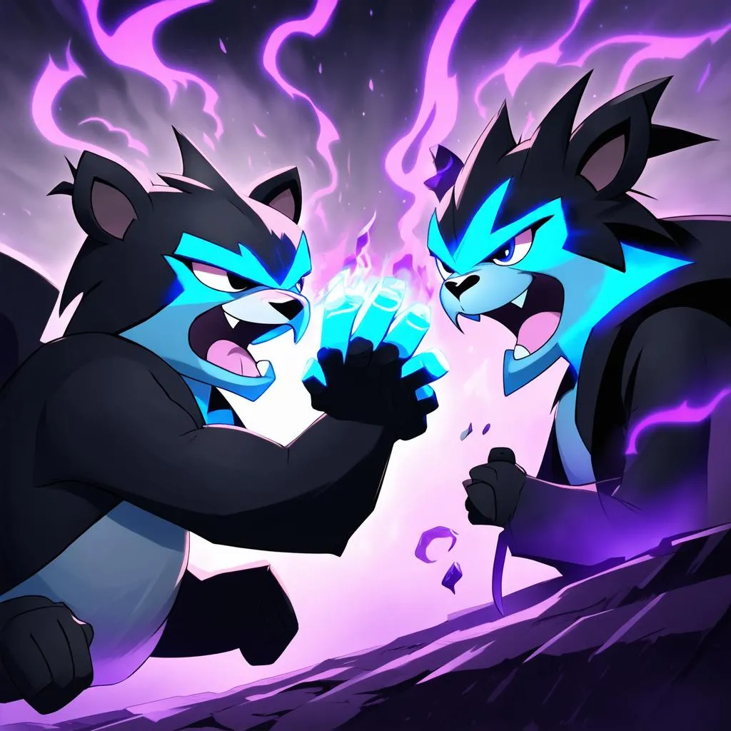 Volibear Fighting Morgana