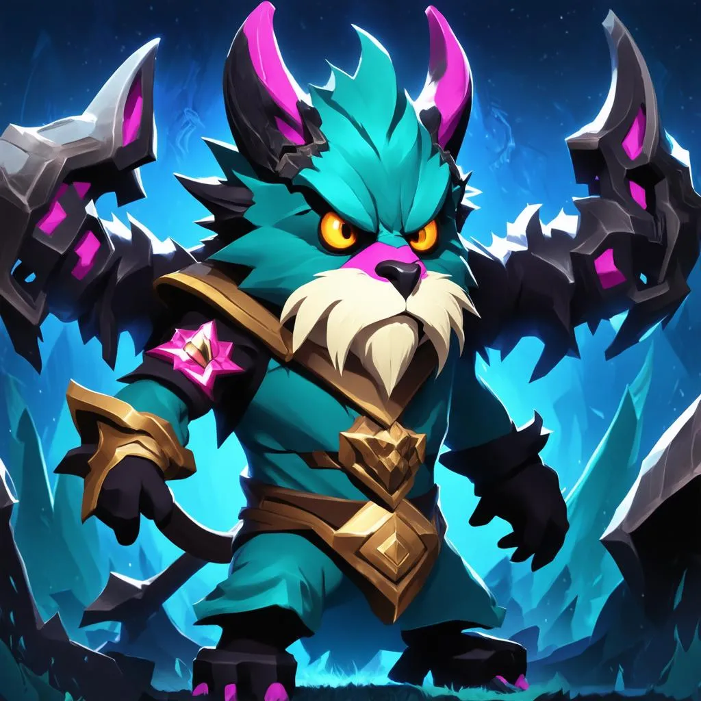 Warwick gank đường thành công