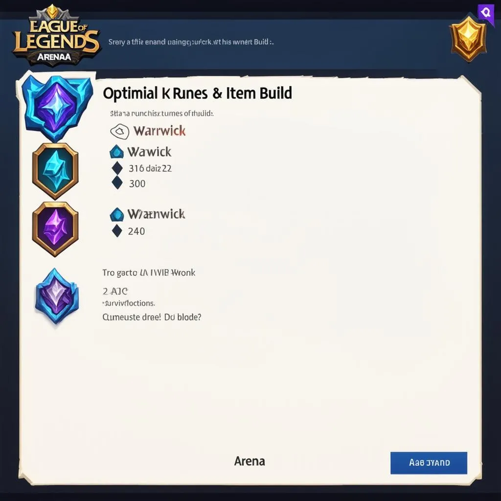 Warwick Runes and Build