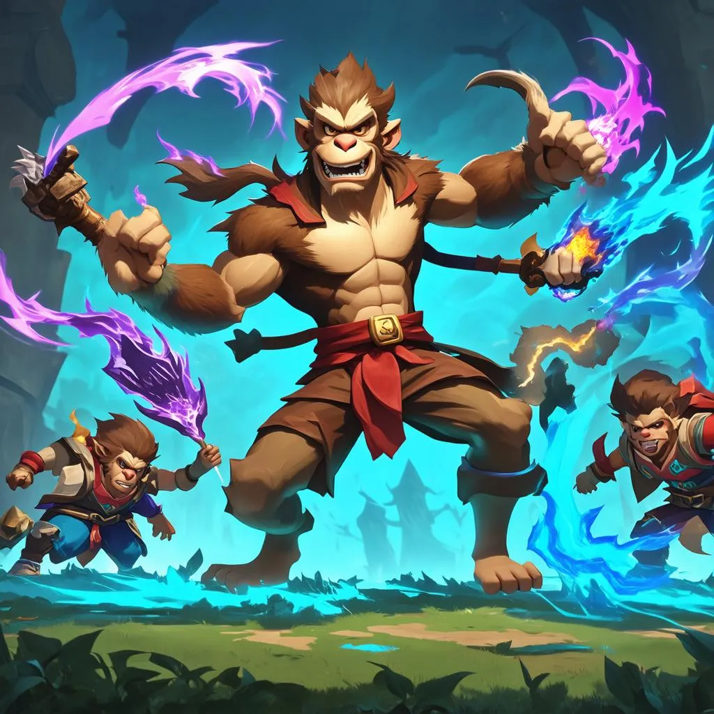 Wukong trong giao tranh liên minh huyền thoại