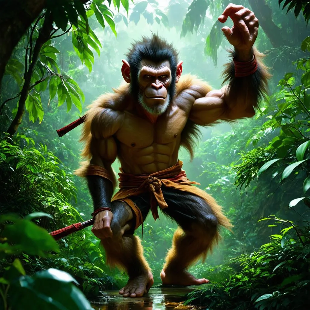 Wukong trong rừng