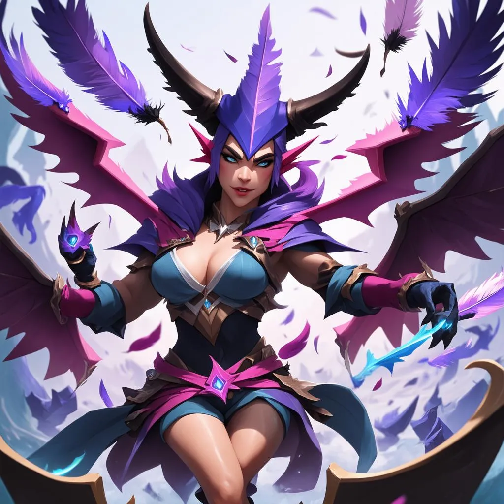 Xayah Aram trong giao tranh