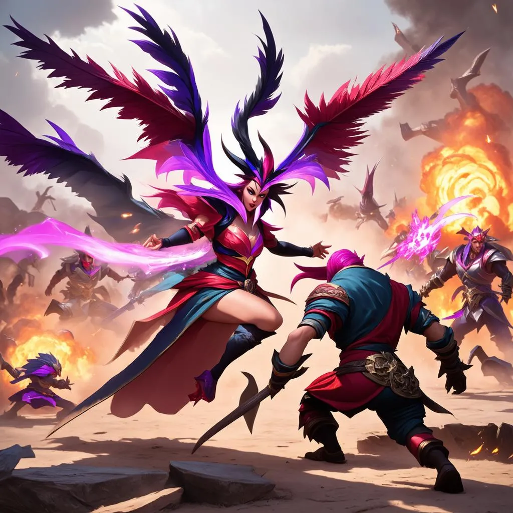 Xayah Giao Tranh