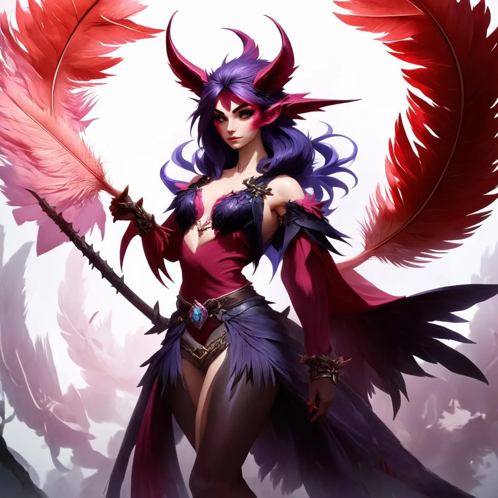 Xayah với Gươm Vô Danh