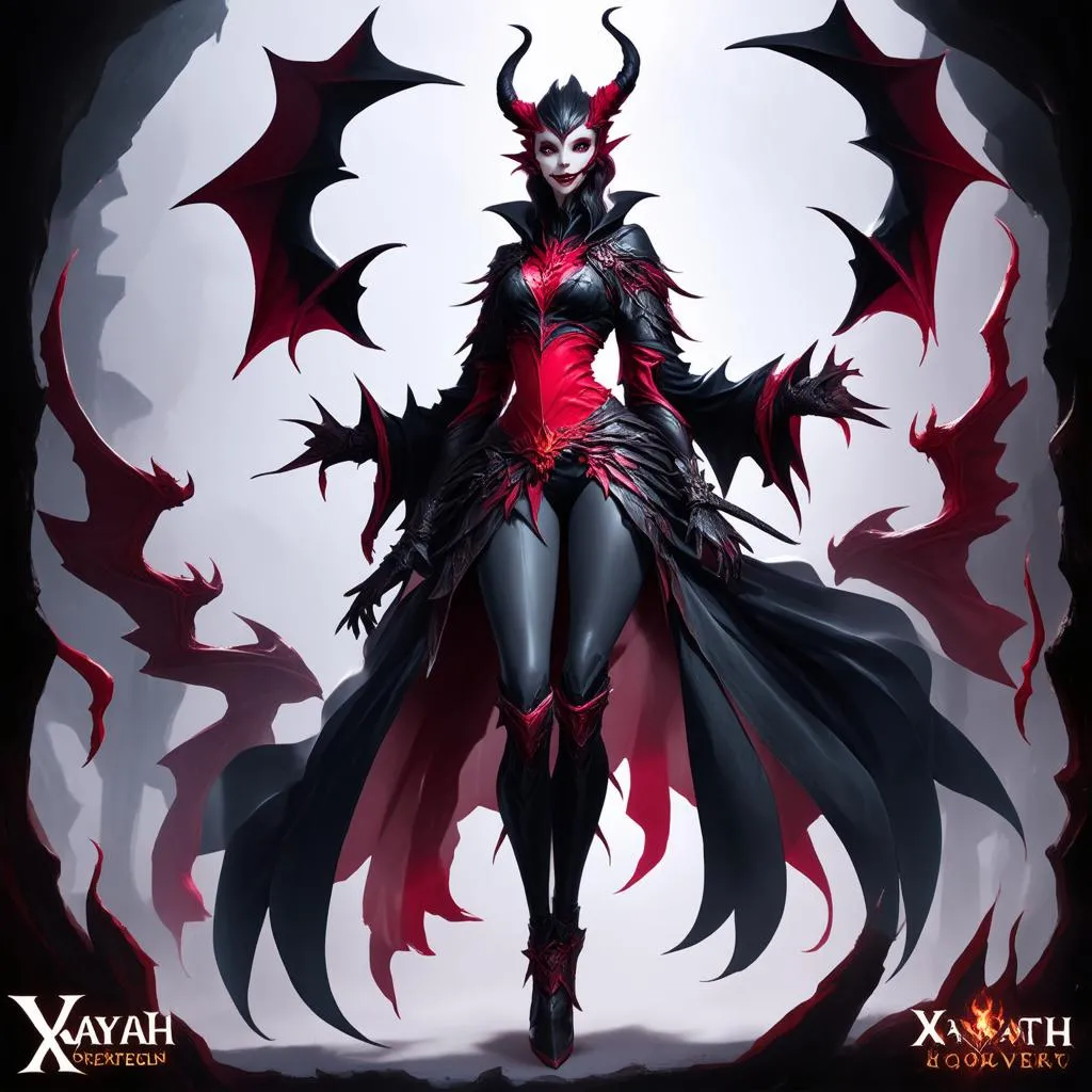 Skin Xayah Kẻ Săn Bóng Đêm