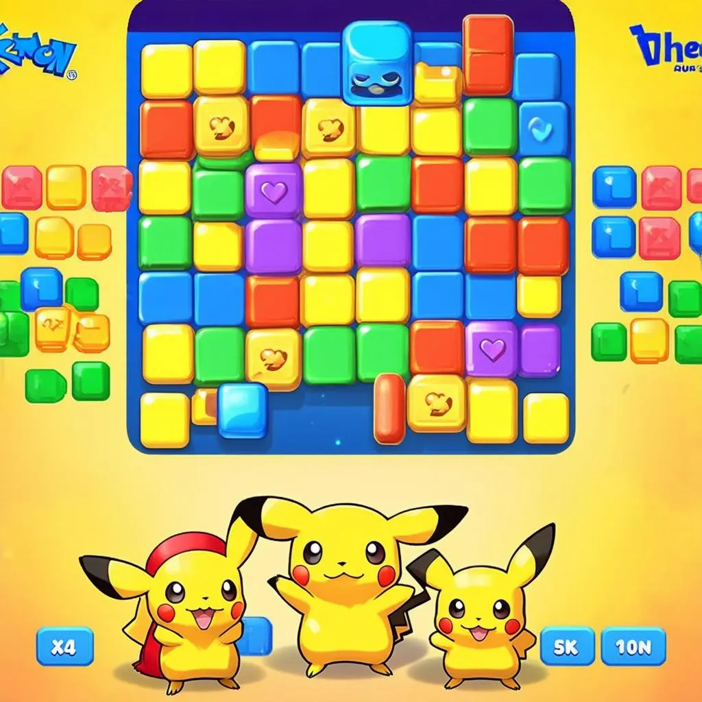 Game xếp hình Pikachu