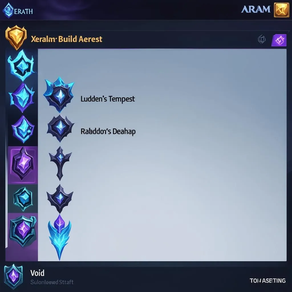 Xerath Aram Build