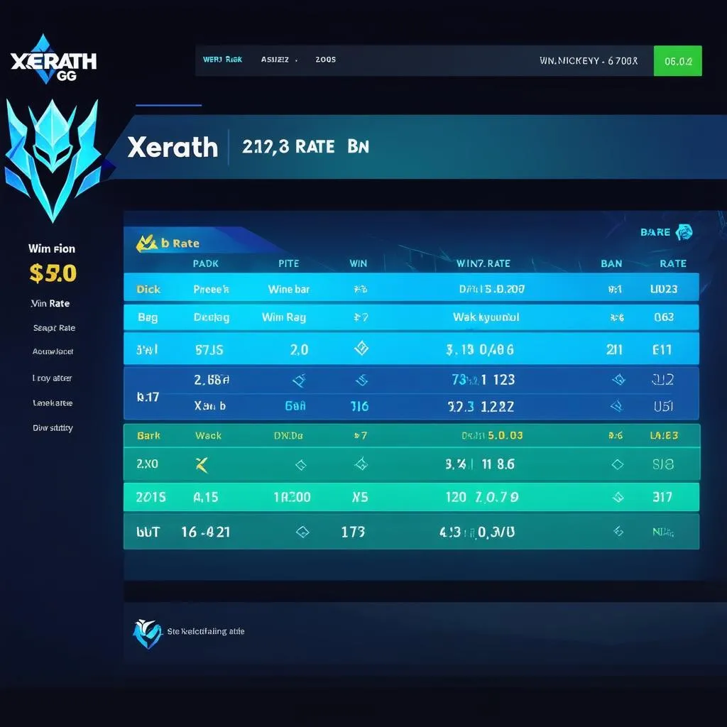 Xerath trên trang u.gg