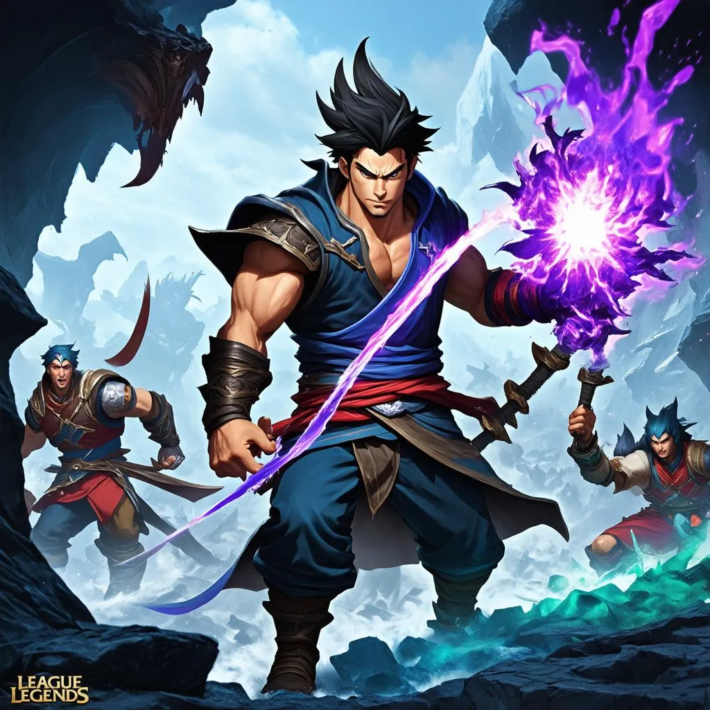 Yasuo ARAM đang tung hoành trong giao tranh