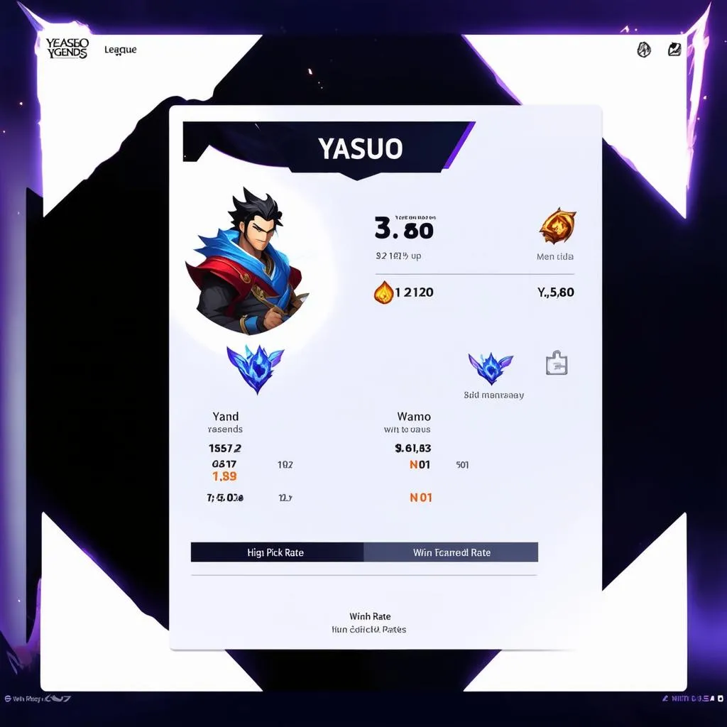 Tỉ lệ chọn Yasuo