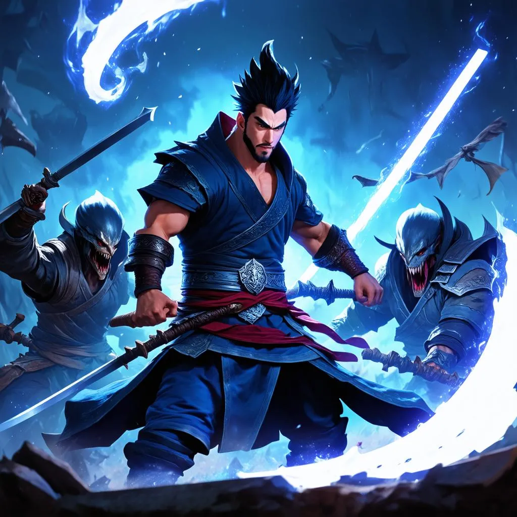 Yasuo tỏa sáng trong giao tranh