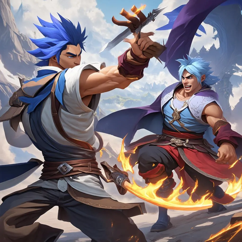 Yasuo vs Riven: Cuộc đối đầu kinh điển giữa hai Đấng