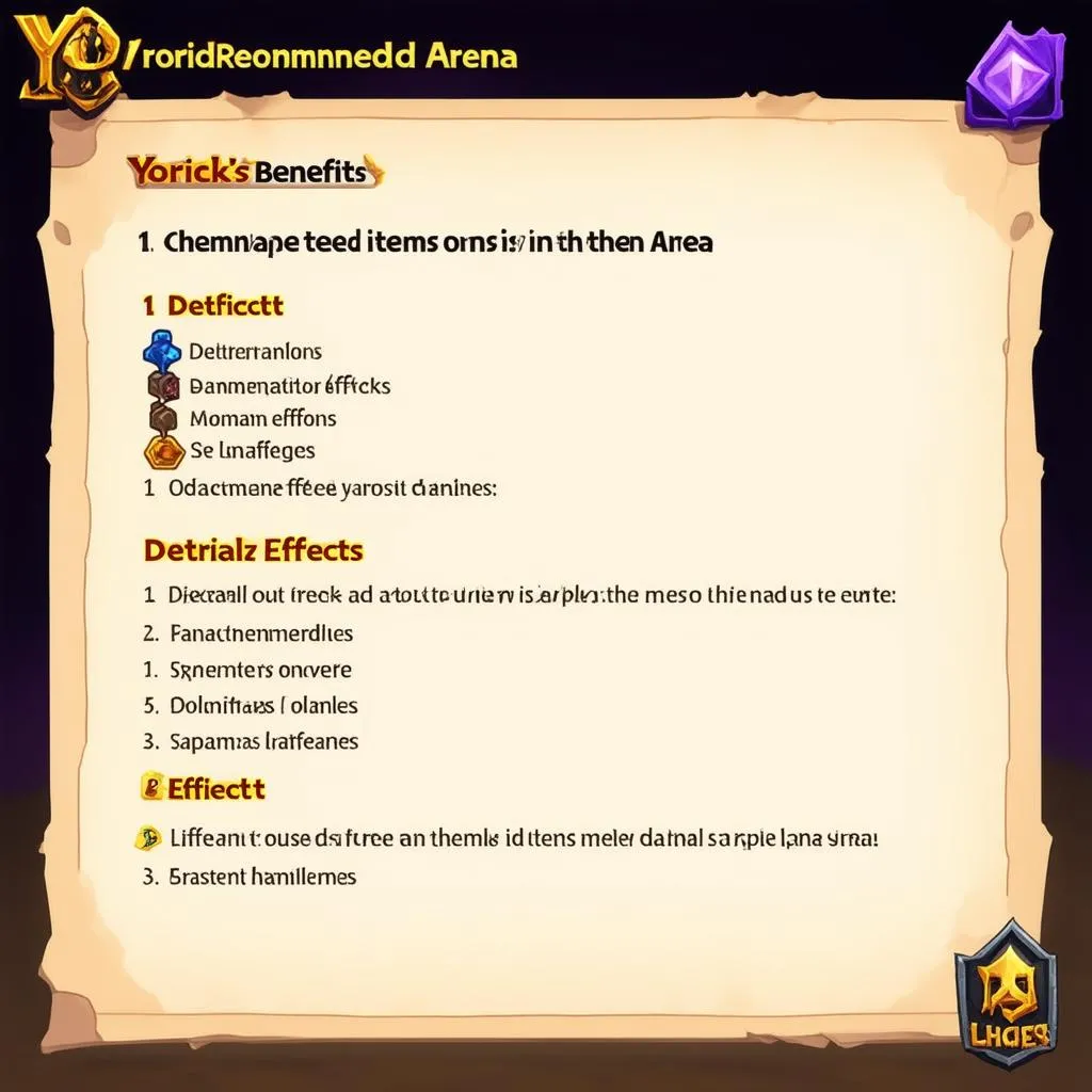 yorick-arena-build-items-guide